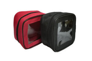 ESTUCHE TRANSPARENTE CON VENTANA CUADRADA